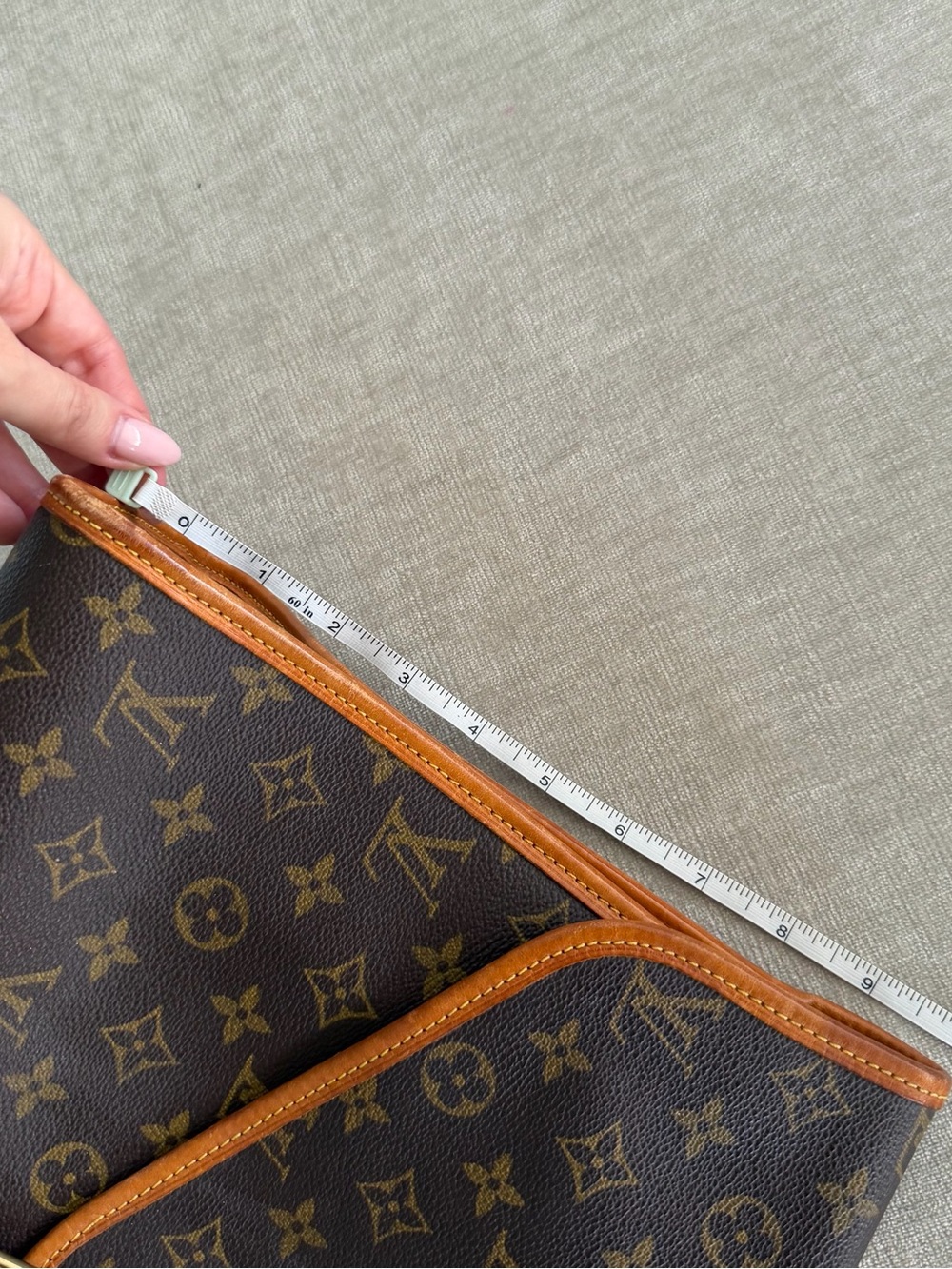 Louis Vuitton Beverly Monogram Flap Bag MM in Brown/Tan Satchel - Picture 16 of 16